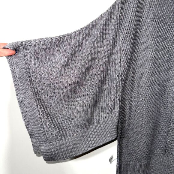 Lululemon Softer Still Oversized Wrap - Heathered Asphalt Gray M/L - Picture 7 of 10